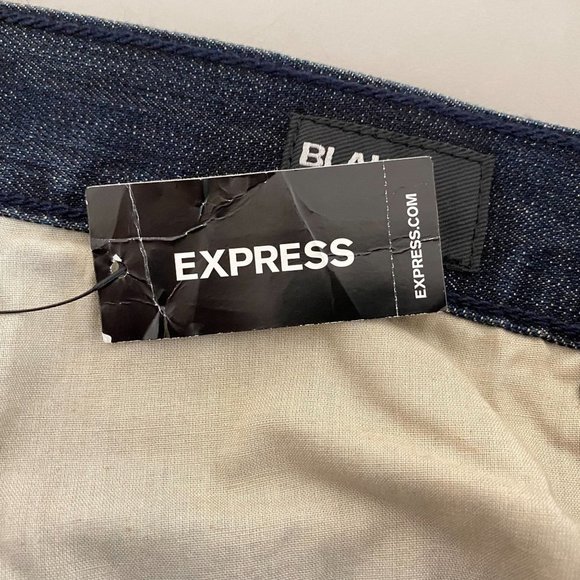 Express Jeans Mens 30 x 30 Blue Blake Boot Cut Loose Fit Actual 32 x 28.5 Pants - Picture 8 of 10